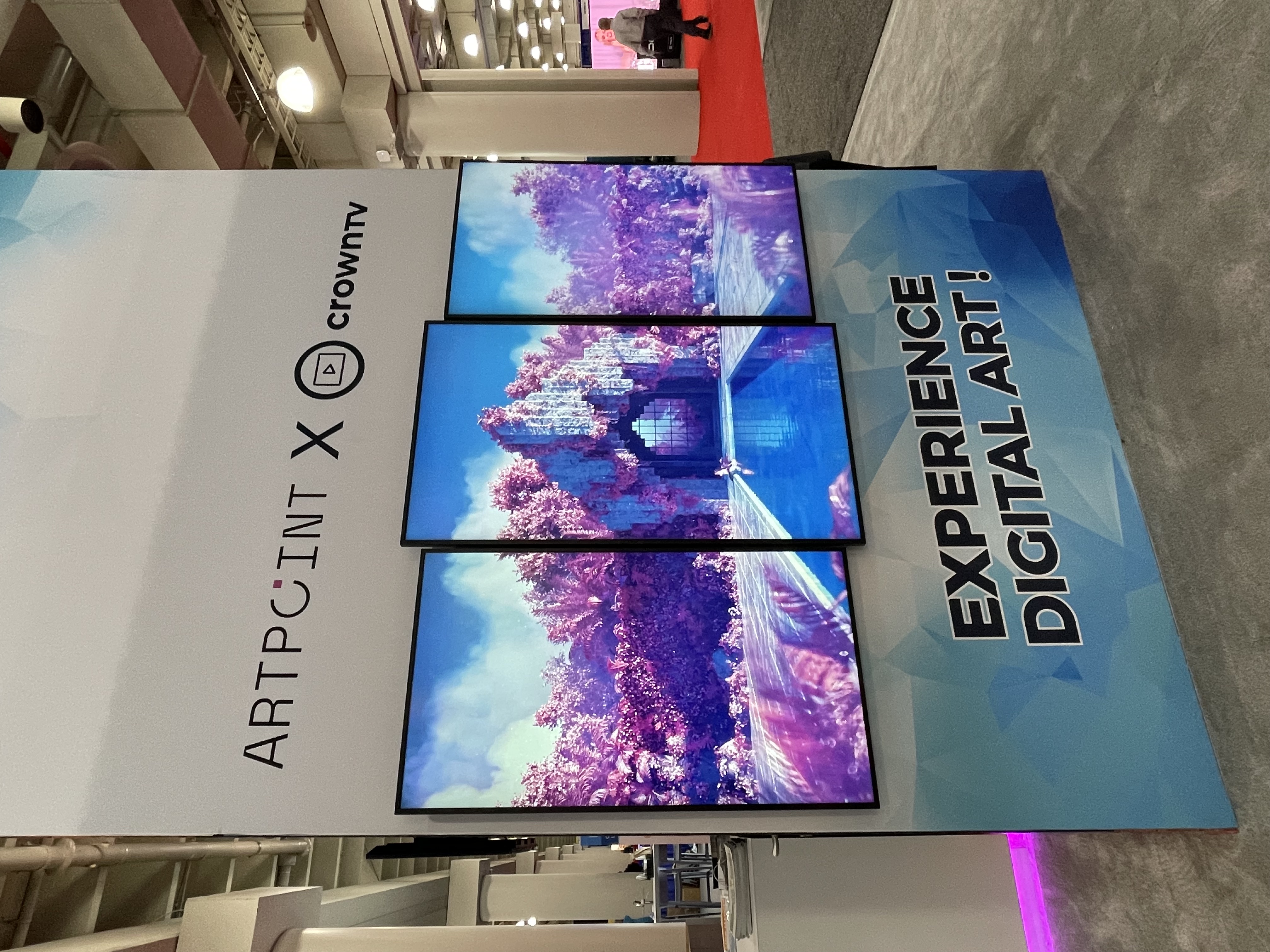 Salon waiting area display